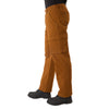 STRETCH FLEECE-LINED CANVAS CARGO PANT
