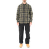 BONDED-FLEECE LINED WORK-STRETCH DUCK CANVAS GUSSET UTILITY CARGO PANT