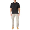 SHORT SLEEVE EXTENDED-TAIL POCKET GUSSET TEE