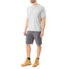 SHORT SLEEVE EXTENDED-TAIL POCKET GUSSET TEE