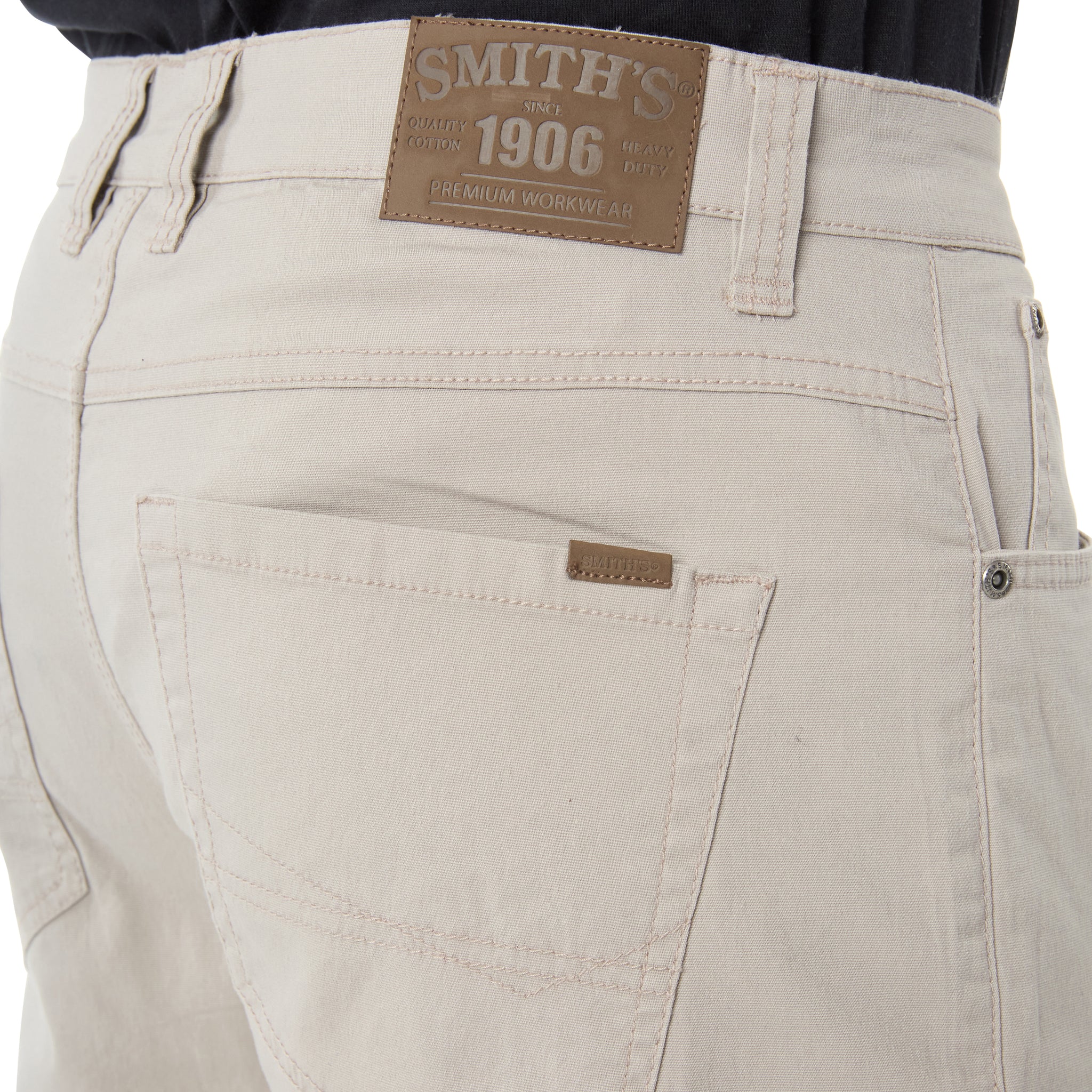 SMITH'S-STRETCH 5-POCKET CANVAS PANT