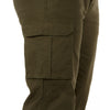 STRETCH FLEECE-LINED CANVAS CARGO PANT