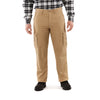 STRETCH FLEECE-LINED CANVAS CARGO PANT