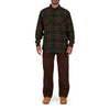 BONDED-FLEECE LINED WORK-STRETCH DUCK CANVAS GUSSET UTILITY CARGO PANT