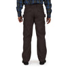 BONDED-FLEECE LINED WORK-STRETCH DUCK CANVAS GUSSET UTILITY CARGO PANT