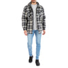 SHERPA-LINED HOODED FLANNEL SHIRT-JACKET