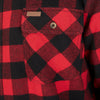 SHERPA-LINED FLANNEL SHIRT JACKET