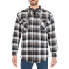 SHERPA-LINED FLANNEL SHIRT JACKET