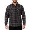LONG SLEEVE 2-POCKET PLAID FLANNEL SHIRT WITH PEN-SLOT