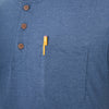 EXTENDED TAIL SHORT SLEEVE HENLEY