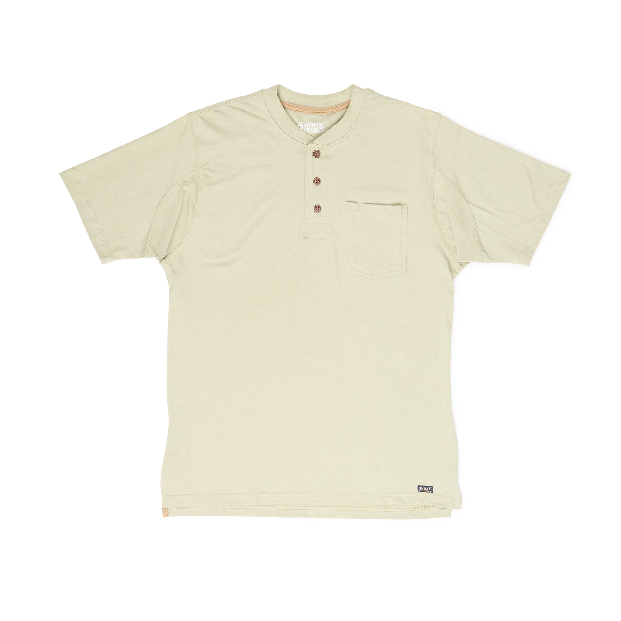 EXTENDED TAIL SHORT SLEEVE HENLEY