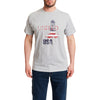 SHORT SLEEVE CREW NECK PATRIOTIC TEE-SHIRT