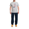 SHORT SLEEVE CREW NECK PATRIOTIC TEE-SHIRT