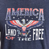 SHORT SLEEVE CREW NECK PATRIOTIC TEE-SHIRT