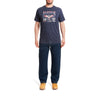 SHORT SLEEVE CREW NECK PATRIOTIC TEE-SHIRT