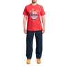 SHORT SLEEVE CREW NECK PATRIOTIC TEE-SHIRT