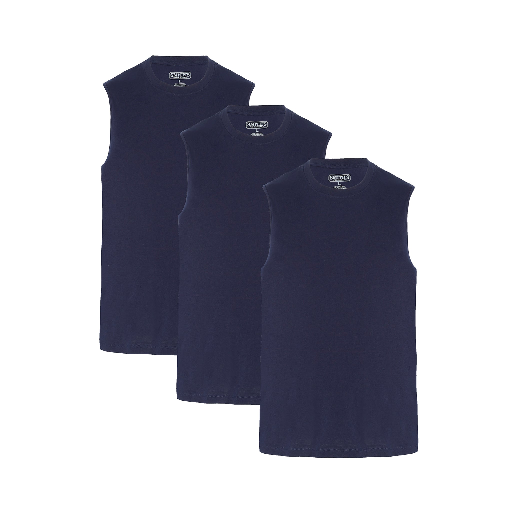COTTON MUSCLE TEE 3-PACK