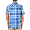 STRETCH SHORT SLEEVE PLAID TWO POCKET SHIRT