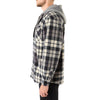 SHERPA-LINED MICROFLEECE SHIRT JACKET