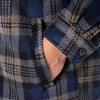 SHERPA-LINED MICROFLEECE SHIRT JACKET