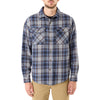 LONG SLEEVE 2-POCKET PLAID FLANNEL SHIRT WITH PEN-SLOT