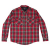 LONG SLEEVE 2-POCKET PLAID FLANNEL SHIRT WITH PEN-SLOT