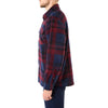 SHERPA-LINED PLAID FLEECE SHIRT JACKET