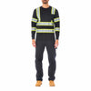 LONG SLEEVE HIGH VISIBILITY REFLECTIVE SAFETY TEE