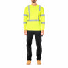 LONG SLEEVE HIGH VISIBILITY REFLECTIVE SAFETY TEE