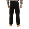 PRINTED FLEECE-LINED CANVAS CARGO PANT