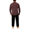 LONG SLEEVE 2-POCKET PLAID FLANNEL SHIRT WITH PEN-SLOT