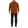 SHERPA-LINED FLEECE SHIRT JACKET