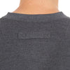 EXTENDED TAIL MINI-THERMAL KNIT HENLEY PULLOVER WITH GUSSET