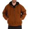 COTTON CANVAS SHERPA-LINED JACKET