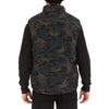 CAMO PRINTED SHERPA-LINED VEST