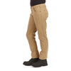 FLANNEL-LINED STRETCH CANVAS 5-POCKET PANT