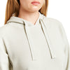 WAFFLE KNIT LONG SLEEVE PULLOVER HOODIE