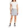 PULL-ON SKORT WITH ZIPPERED POCKETS