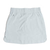 PULL-ON SKORT WITH ZIPPERED POCKETS